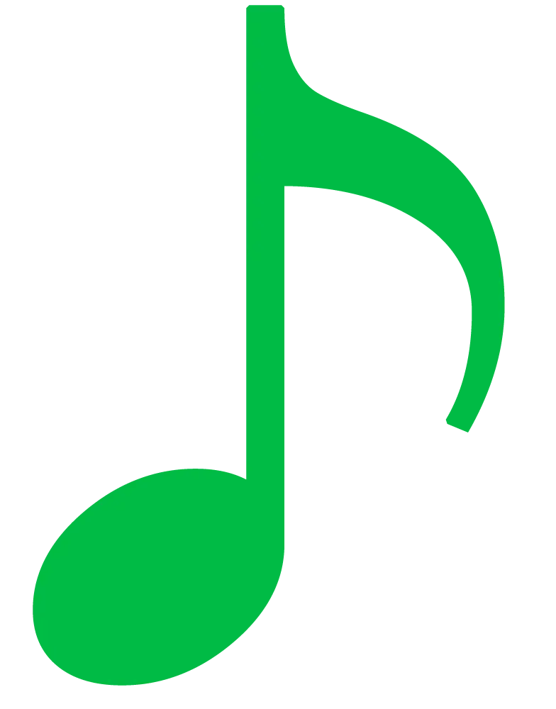 Green musical note